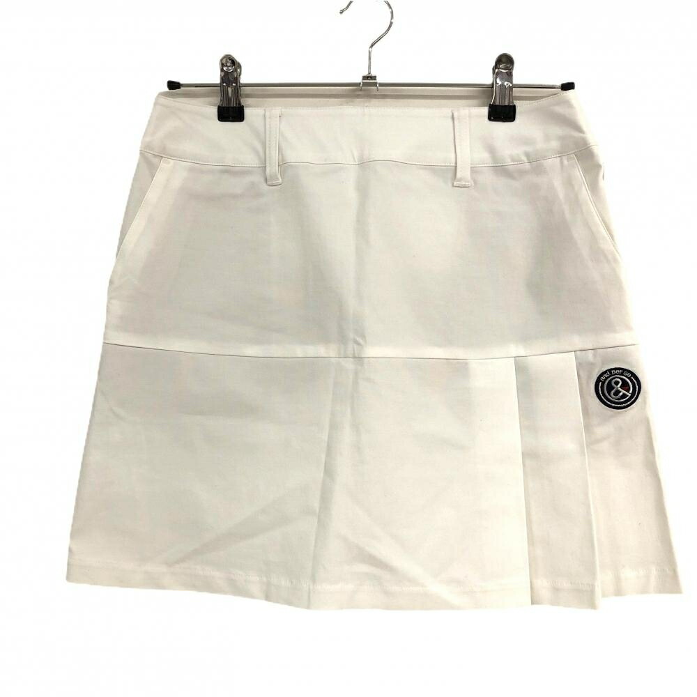 楽天市場】【超美品】アンパスィ スカート 白 ロゴワッペン レディース