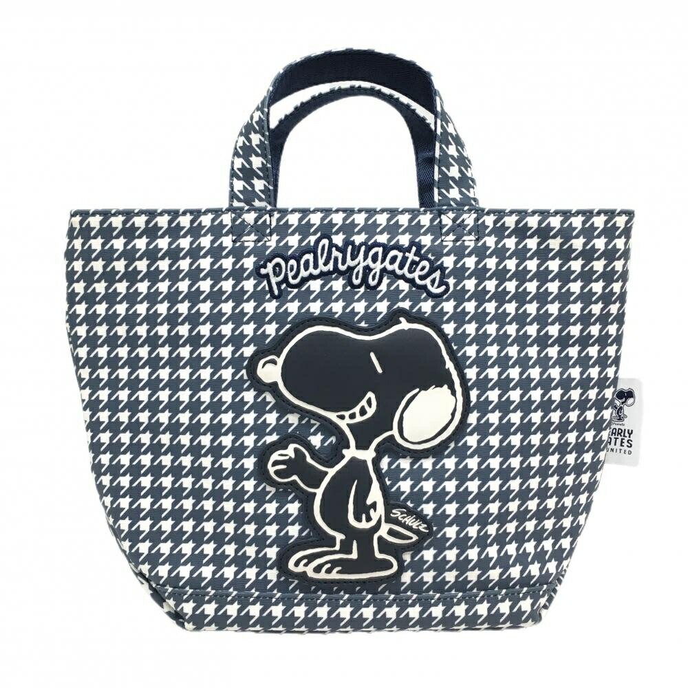 楽天市場】【美品】パーリーゲイツ×PEANUTS カートバッグ ネイビー×白