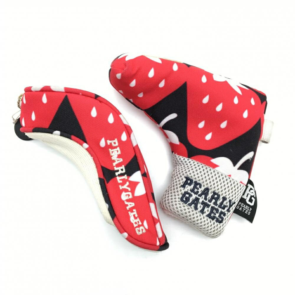 楽天市場】パーリーゲイツ ヘッドカバー2点セット(FW パター) レッド