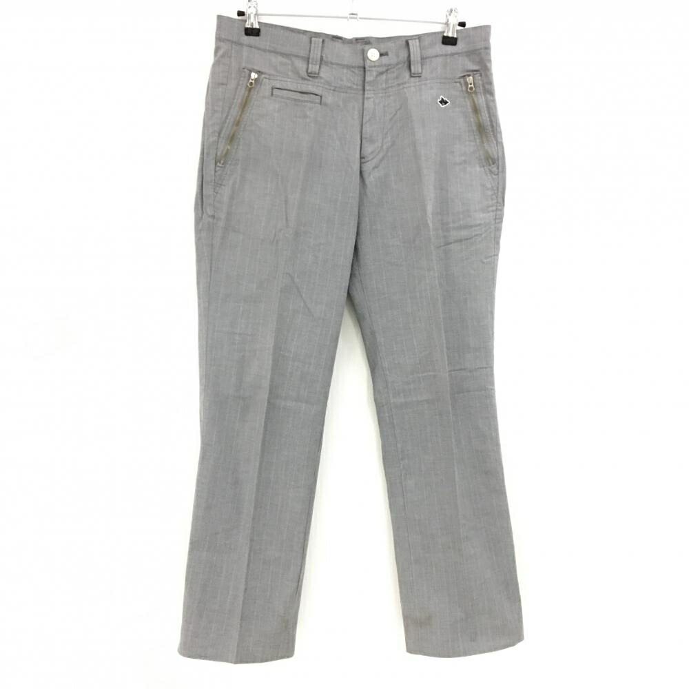 楽天市場】パーリーゲイツ パンツ グレー ストライプ織生地 メンズ 5