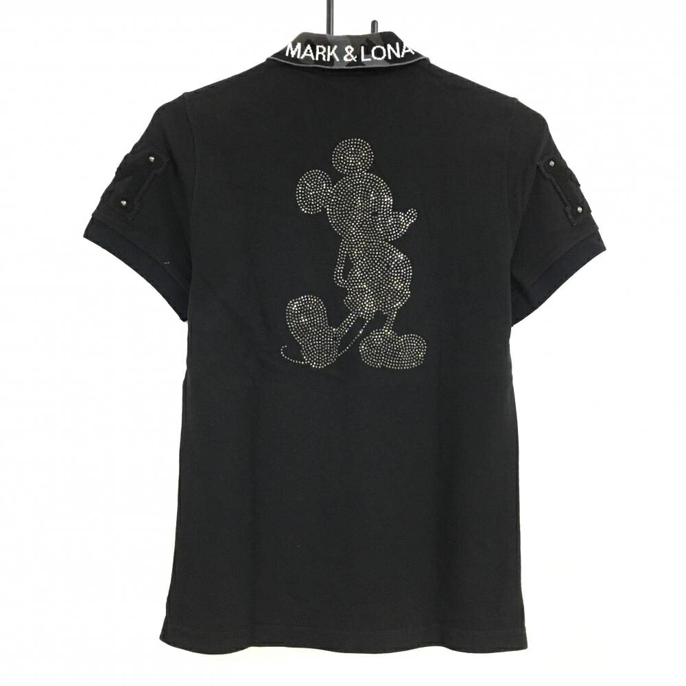楽天市場】マークアンドロナ×Disney 半袖ポロシャツ 黒×グレー系 襟