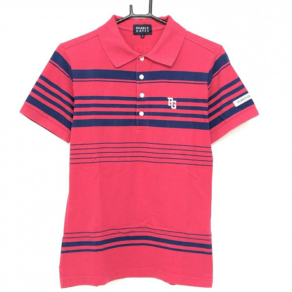 楽天市場】パーリーゲイツ ポロシャツ メンズ（カラーレッド