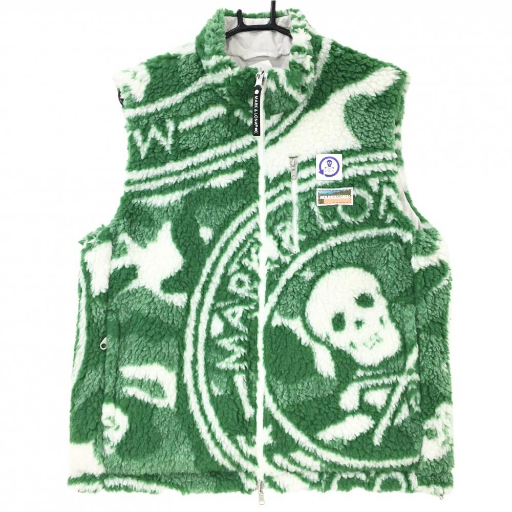 楽天市場】【新品】マークアンドロナ 中綿リバーシブルベスト グリーン