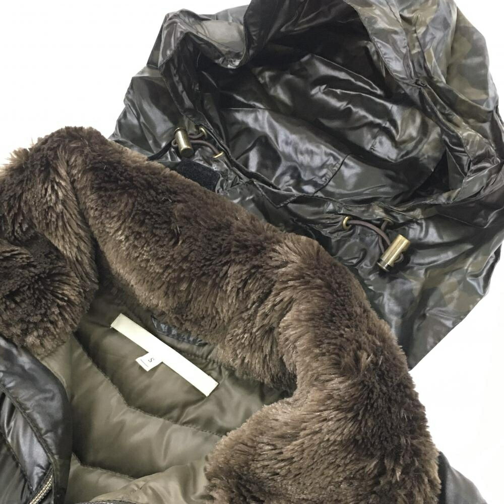 楽天市場】【美品】マークアンドロナ 2WAYダウンジャケット カーキ