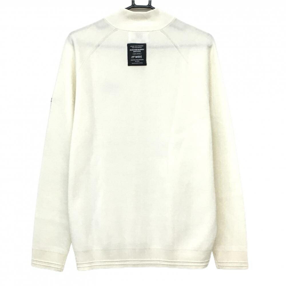 楽天市場】【美品】マスターバニー ニットジャケット 白 ロゴ刺しゅう