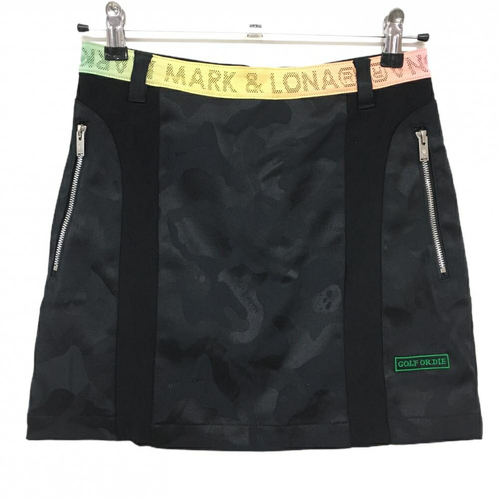 楽天市場】【超美品】マークアンドロナ スカート 黒×マルチカラー 迷彩