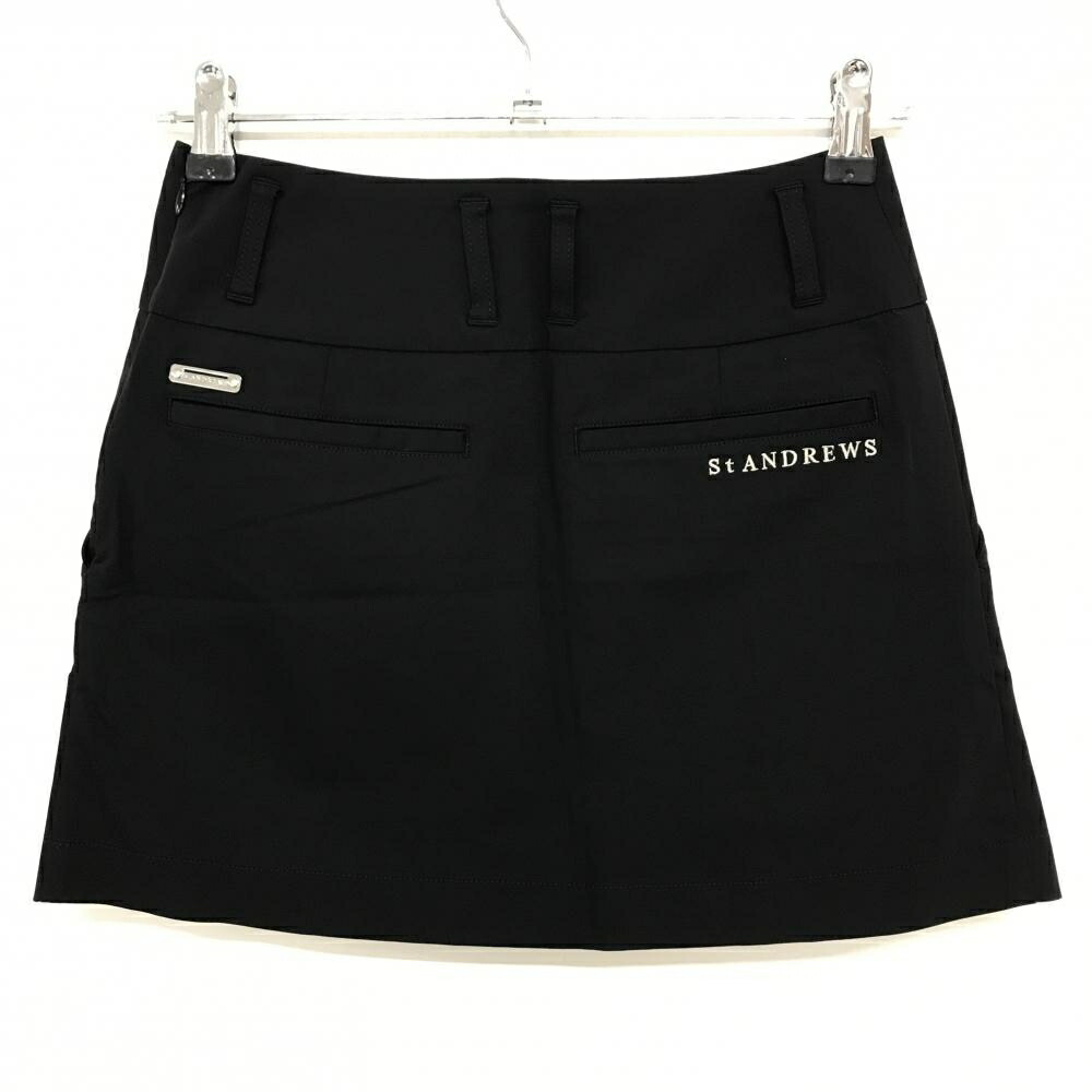 楽天市場】【超美品】セントアンドリュース スカート 黒 前面プリーツ
