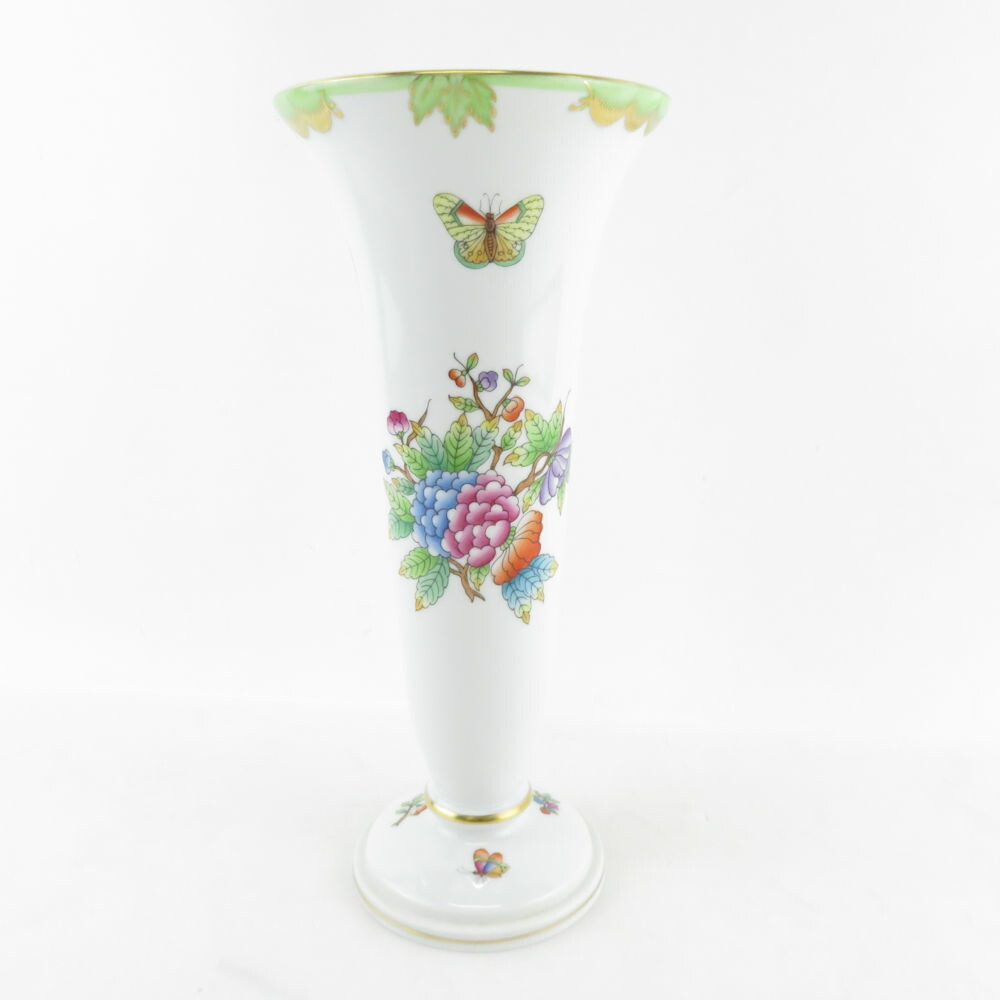 楽天市場】美品 Herend ヘレンド ヴィクトリアブーケ VBO 7077 花瓶