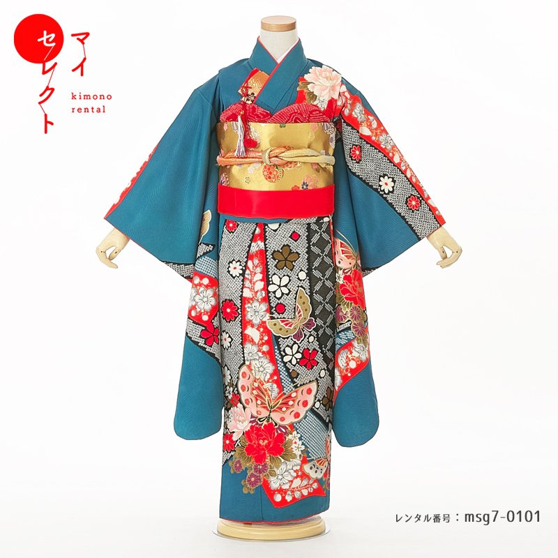 楽天市場】【レンタル】 七五三 身長110cm〜125cm 着物レンタル 7歳