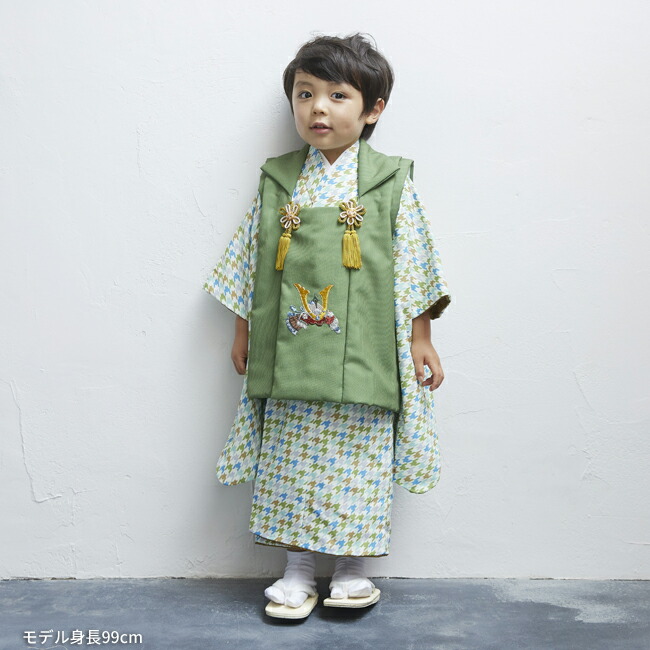 楽天市場】七五三 着物 3歳 レンタル 753 男の子 着物 フルセット ( 三