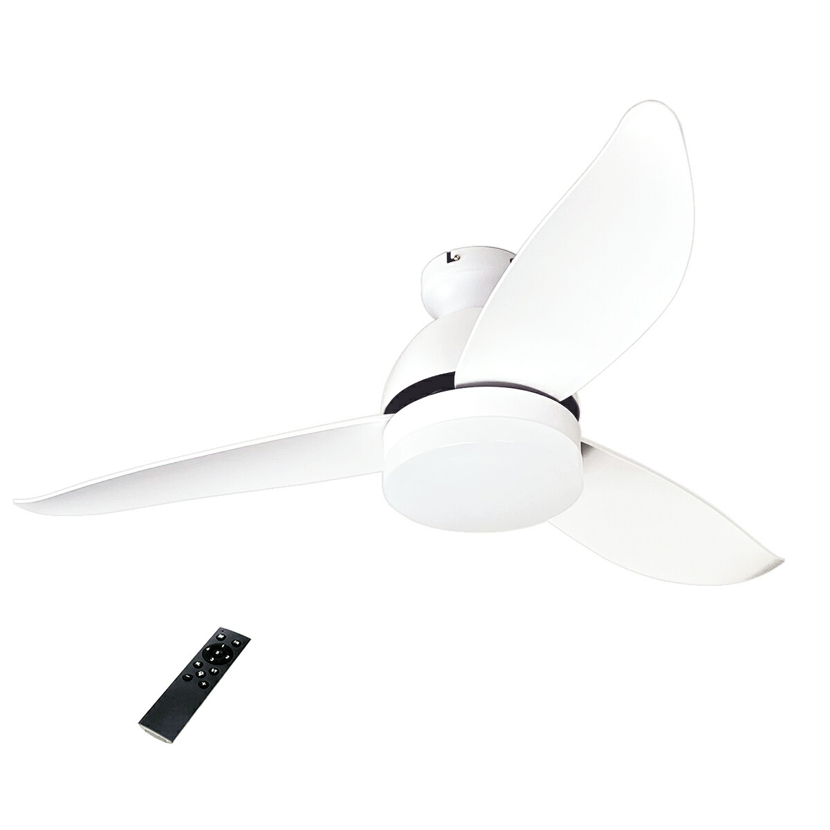 楽天市場】静音DCモーター・シーリングファンライト LED内蔵 大型3枚