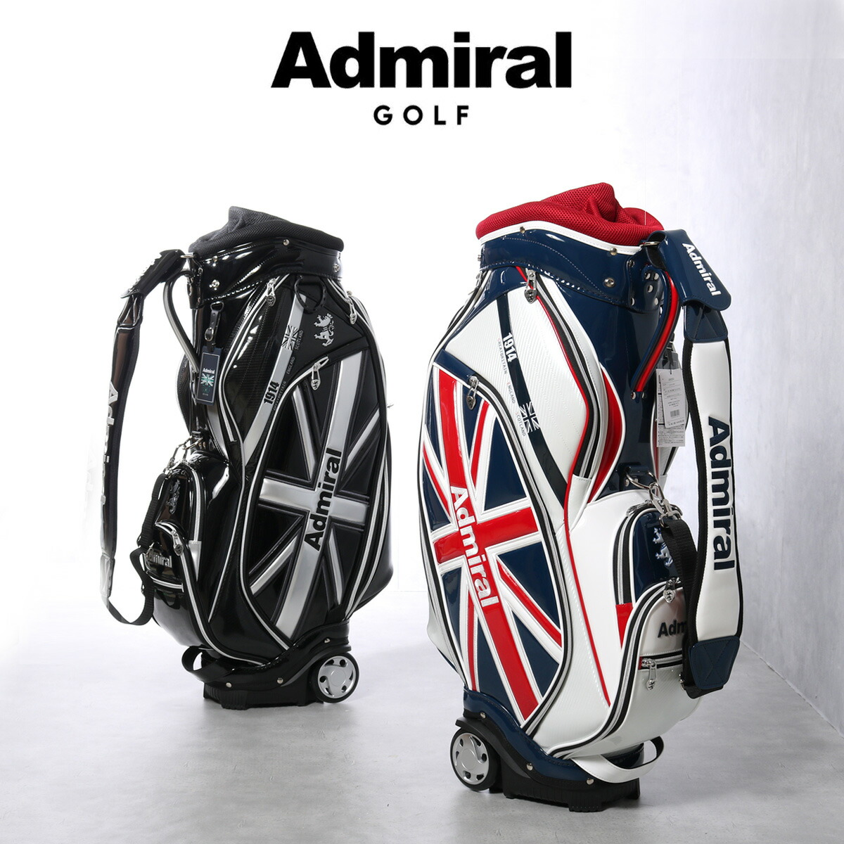 楽天市場】アドミラル ゴルフ キャスター付き キャディバッグ カート型