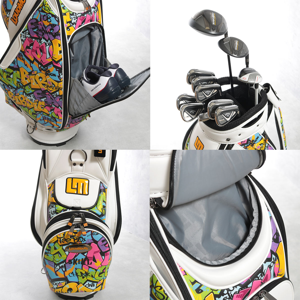 楽天市場】ラウドマウス ゴルフ キャディバッグ カート型 9.5型 4.3kg