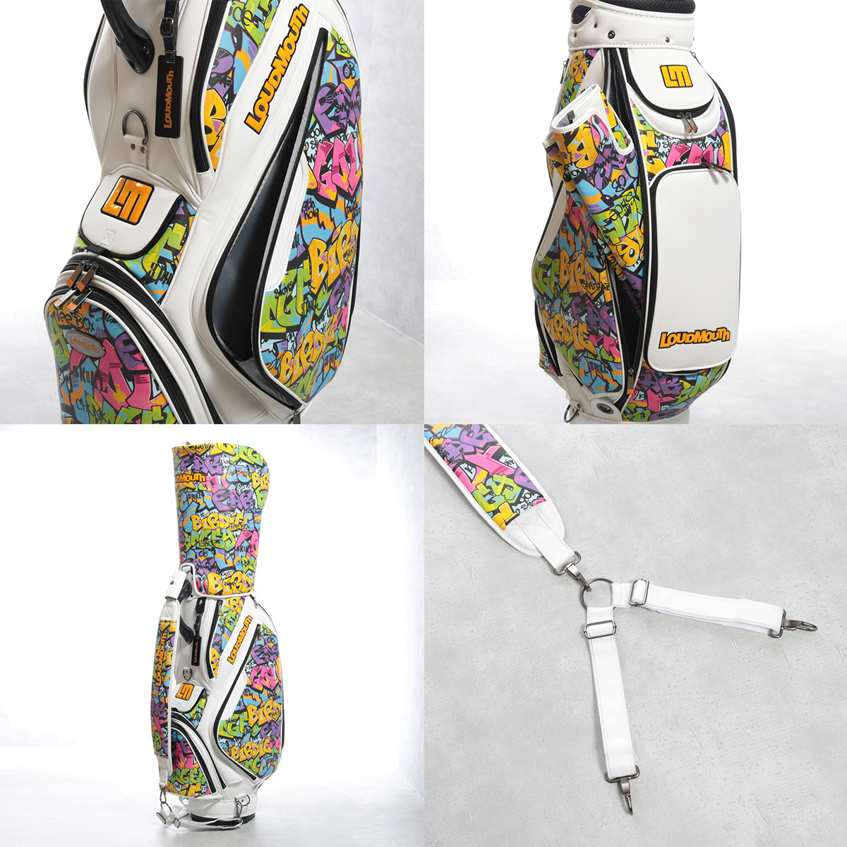 楽天市場】ラウドマウス ゴルフ キャディバッグ カート型 9.5型 4.3kg
