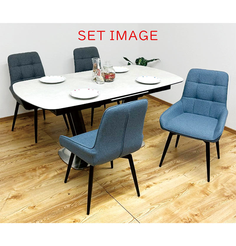 楽天市場】レザーファブリック ダイニングチェア 回転 2脚セット 疲れ