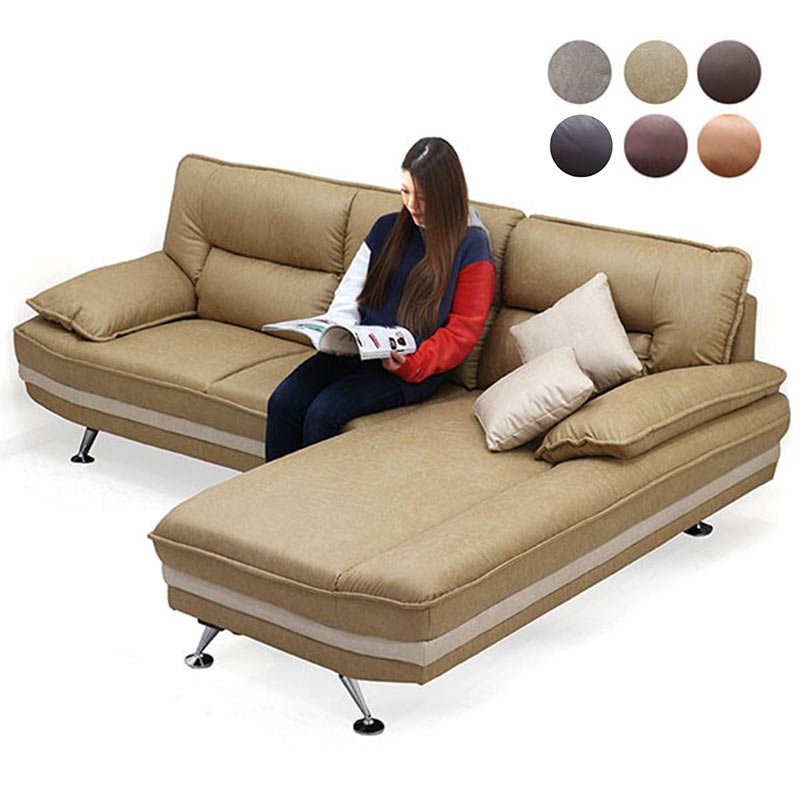 楽天市場】カウチソファー 3人掛け レザーファブリック ソファー i字