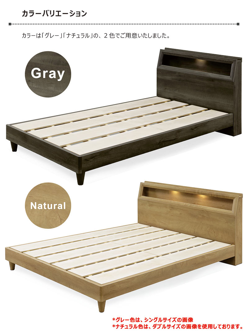 楽天市場】シングルベッド フレーム 収納付き 宮付き ヴィンテージ