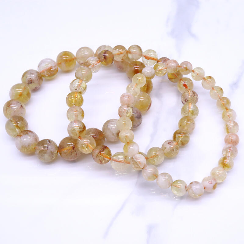 楽天市場】【3A 天然保証】金運上昇 黄水晶シトリンブレスレット 6mm