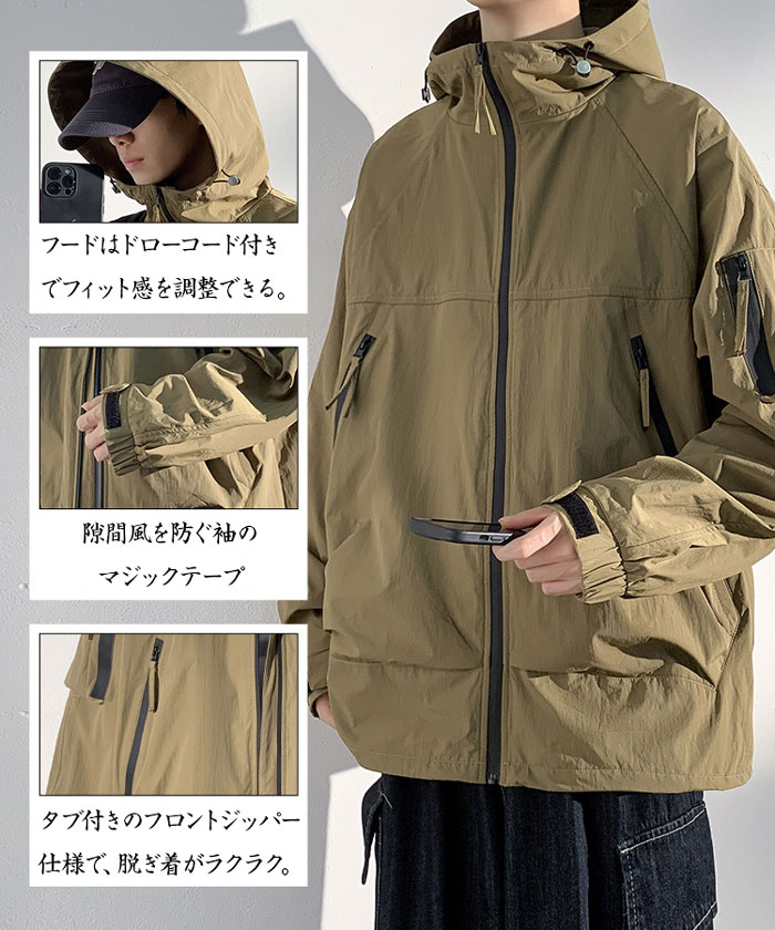 PING ピン 防風ジャケット レインジャケットマウンテンパーカー L