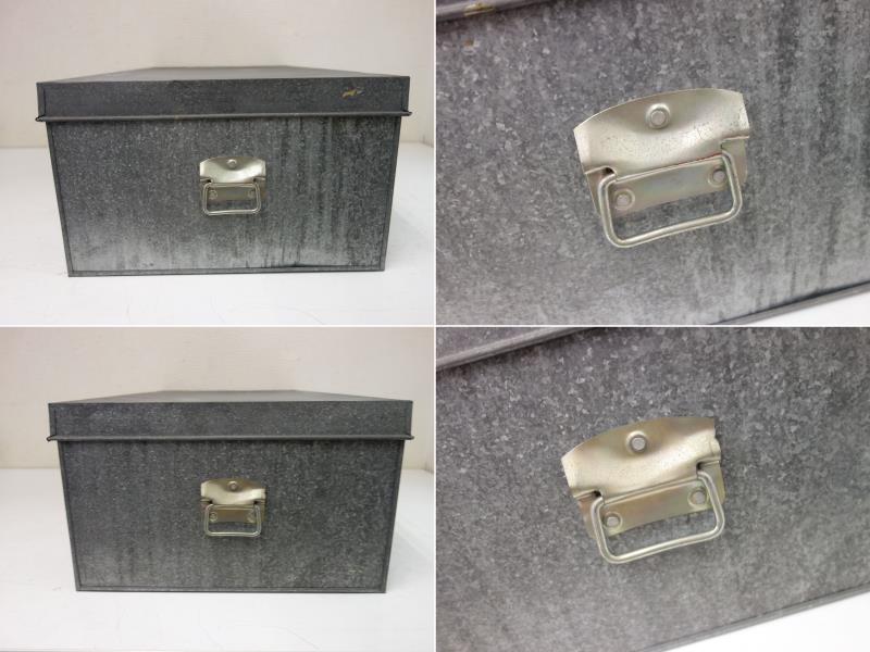 楽天市場】【中古】K▽ブリキ トタン 缶 収納 箱 衣装ケース ボックス