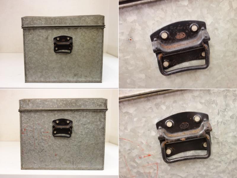 楽天市場】【中古】K▽ブリキ トタン 缶 収納 箱 衣装ケース ボックス