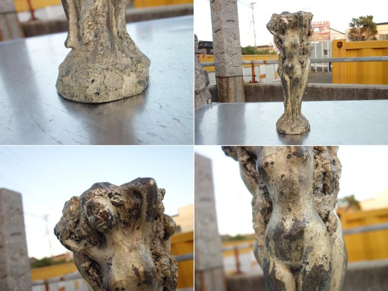 楽天市場】【中古】M▽ブロンズ像 彫刻 アート オブジェ 女性 裸婦