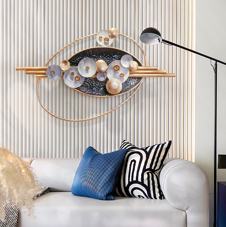 楽天市場】A002271WD171-1金属工芸品 アイアン 壁掛け 北欧調 高級感壁