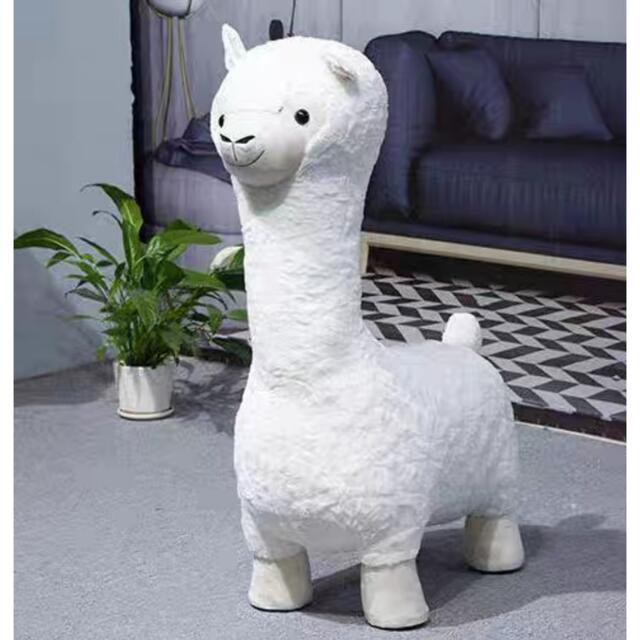 楽天市場】A057904アルパカのスツール アニマル 動物 座れるぬいぐるみ