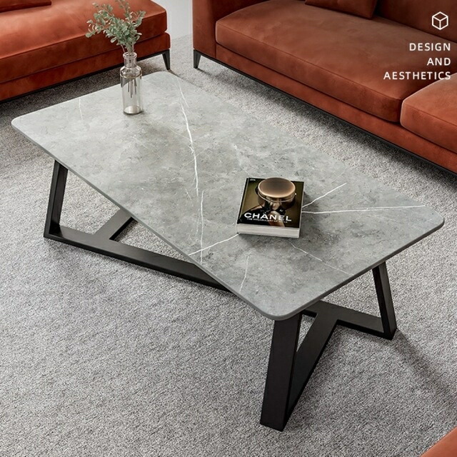 楽天市場】A014897岩板ローテーブル ダイニングテーブル 高級センター