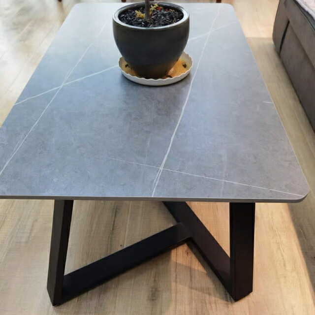 楽天市場】A014897岩板ローテーブル ダイニングテーブル 高級センター