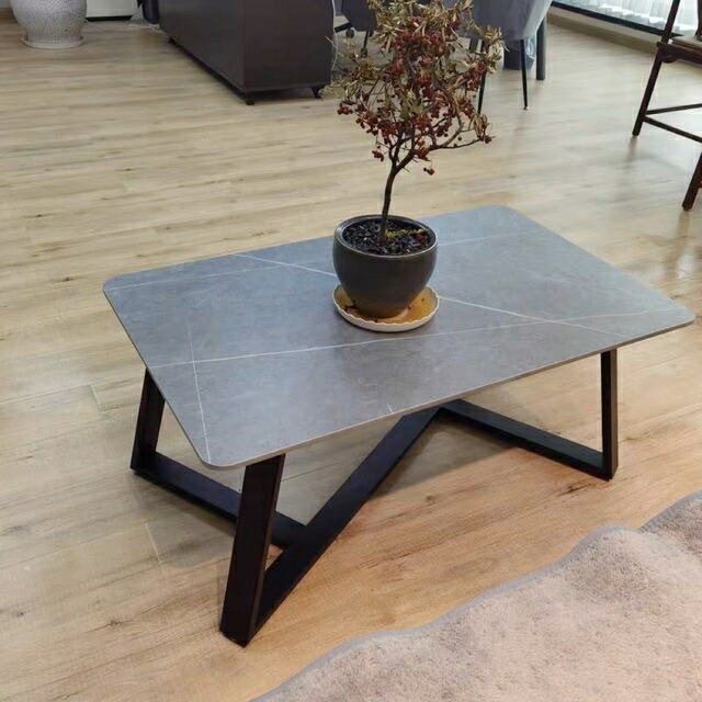 楽天市場】A014897岩板ローテーブル ダイニングテーブル 高級センター