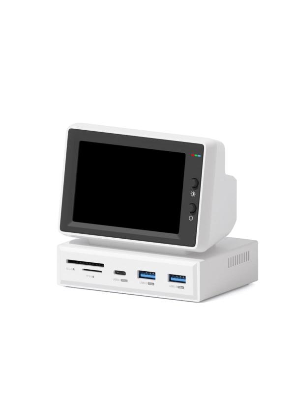 楽天市場】Hagibis IPSミニモニター 3.5インチ USB-C ハブ一体型