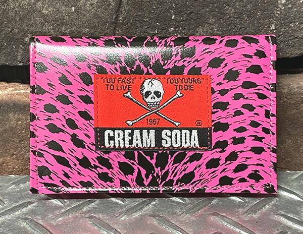 楽天市場】CREAM SODA クリームソーダ CS パスケース ヒョウ柄NEON