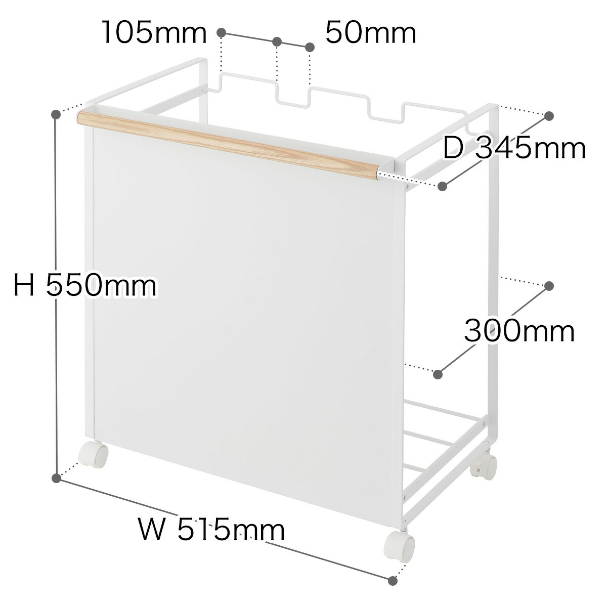 楽天市場】［ tosca 目隠し分別ダストワゴン 3分別 ］目隠し分別ダスト
