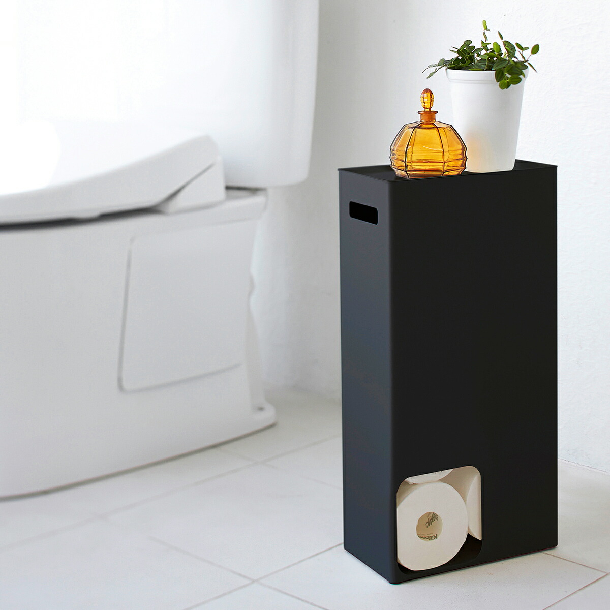 楽天市場】［ トイレットペーパーストッカー タワー ］山崎実業 tower