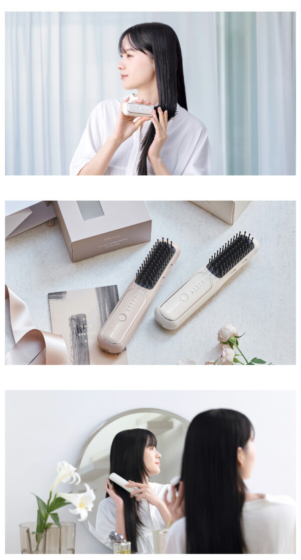 楽天市場】【特典付き】ヒートブラシ フェスティノ コードレス ブラシ