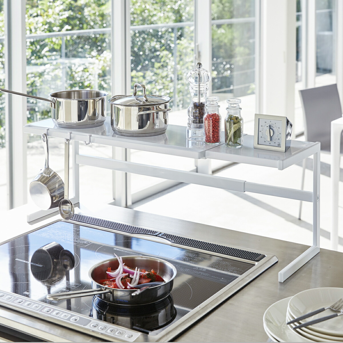 楽天市場】［ 伸縮キッチンサポートラック タワー ］山崎実業 tower