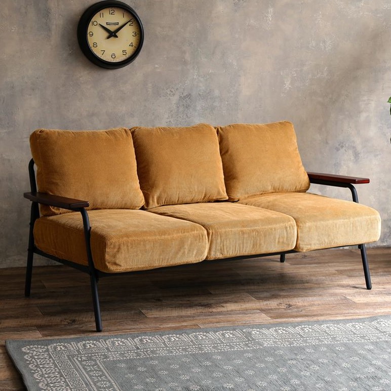 楽天市場】コーデュロイ（カラーイエロー）（ソファ・ソファベッド