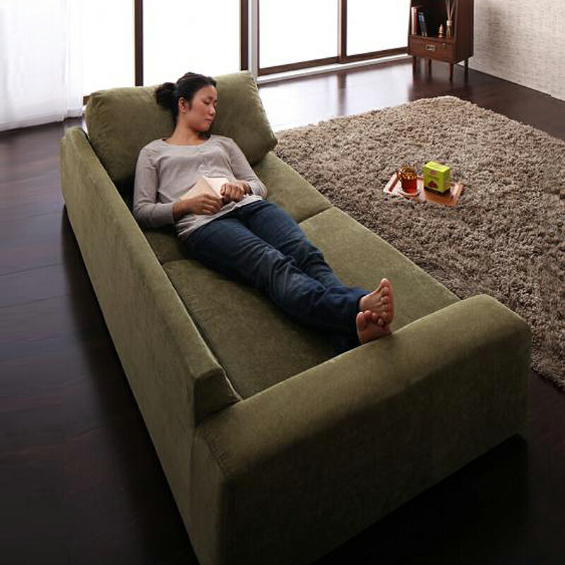 楽天市場】商品名| フロアソファLEN/2シーターローソファ/ハイバック