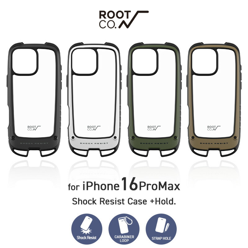 楽天市場】【ROOT CO.】[iPhone16ProMax専用]GRAVITY Shock Resist