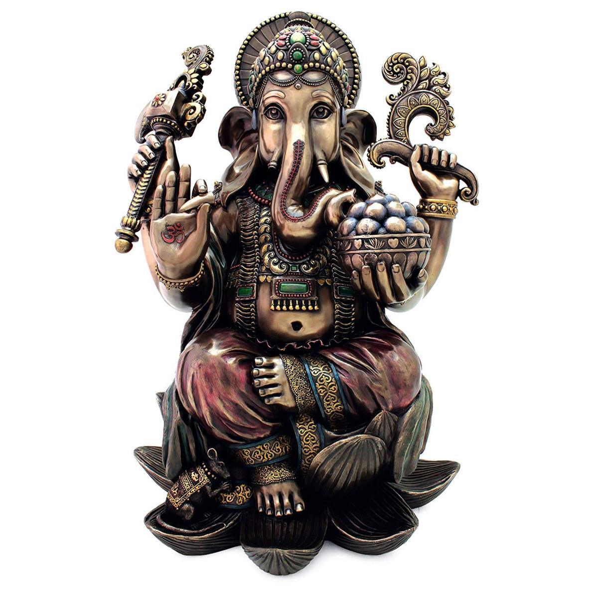 楽天市場】幸運、財産運 厄除け 災難除け 大きなガネーシャ像(夢を