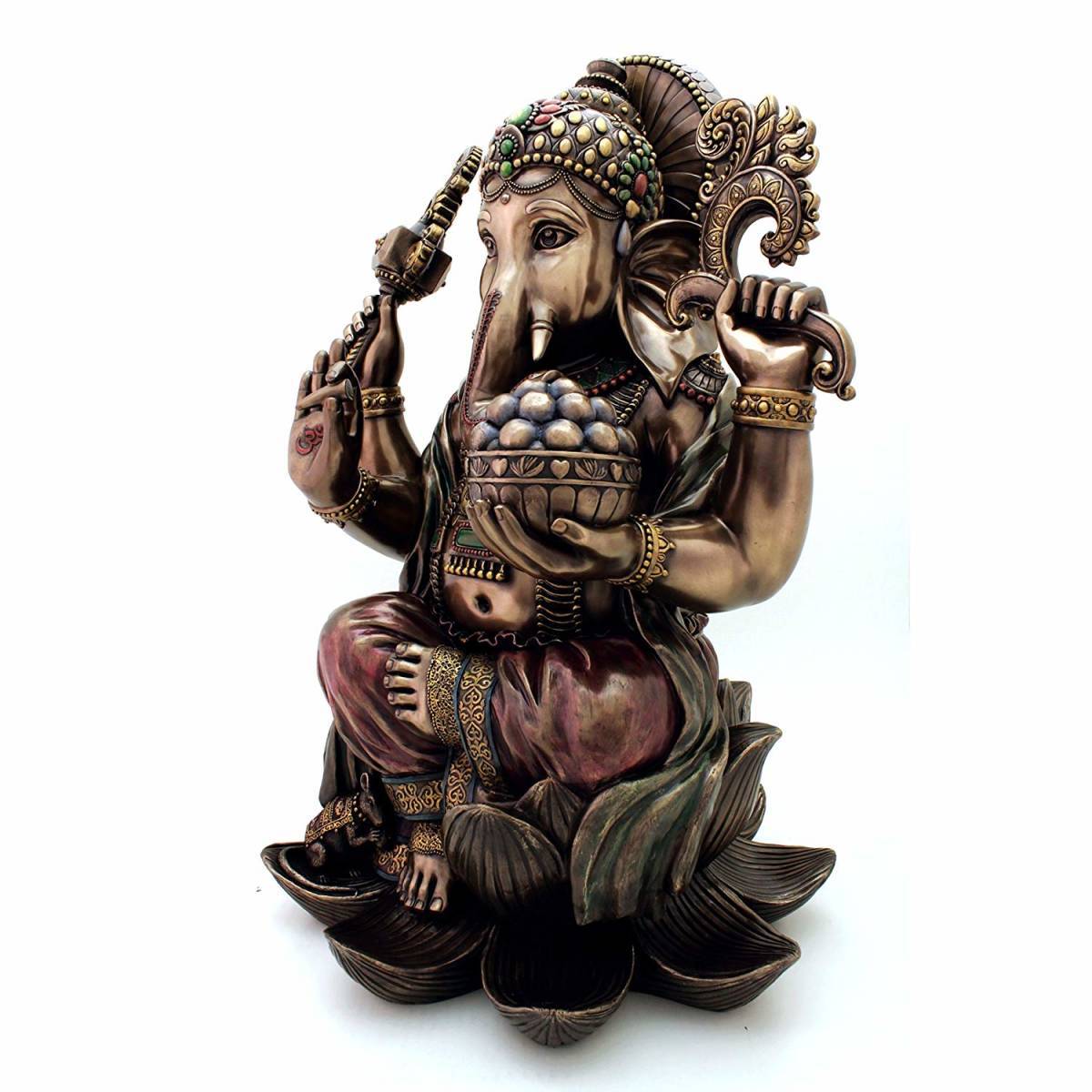 楽天市場】幸運、財産運 厄除け 災難除け 大きなガネーシャ像(夢を