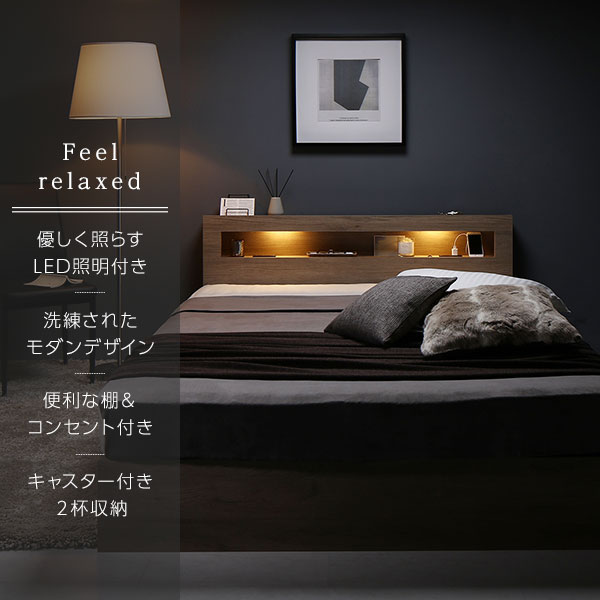 楽天市場】ポイント5倍 新生活 RASIK ダブルベッド 2層ポケットコイル