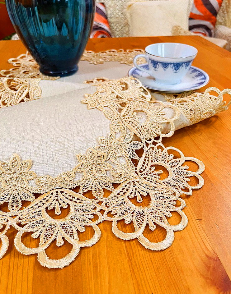 楽天市場】テーブルセンター40X90cm テーブルコーディネート、 周り