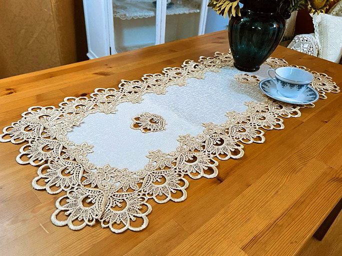 楽天市場】テーブルセンター40X90cm テーブルコーディネート、 周り