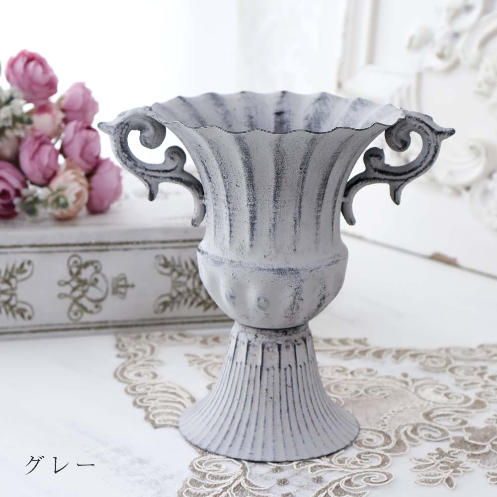 楽天市場】アイアン プランター アンティーク風 花器 鉢カバー