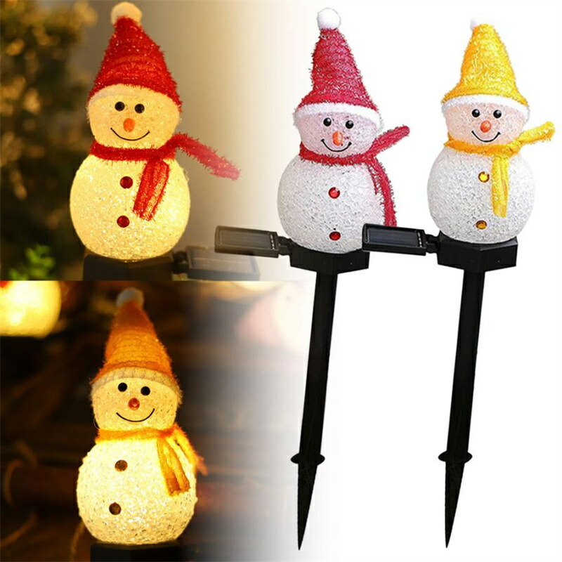 楽天市場】【スノーマン】 ソーラーライト イルミネーションライト