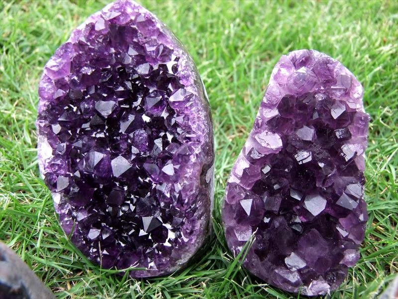 楽天市場】4A【アメジスト（紫水晶）クラスター スタンドタイプ】【重