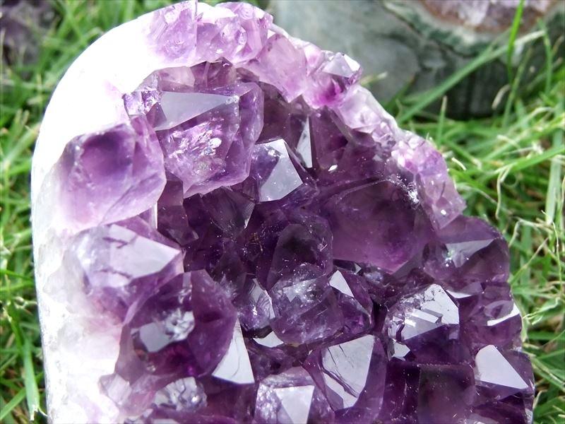 楽天市場】【全品P5倍】4A【アメジスト（紫水晶）クラスター スタンド