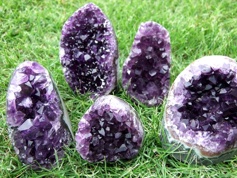 楽天市場】【全品P5倍】4A【アメジスト（紫水晶）クラスター スタンド